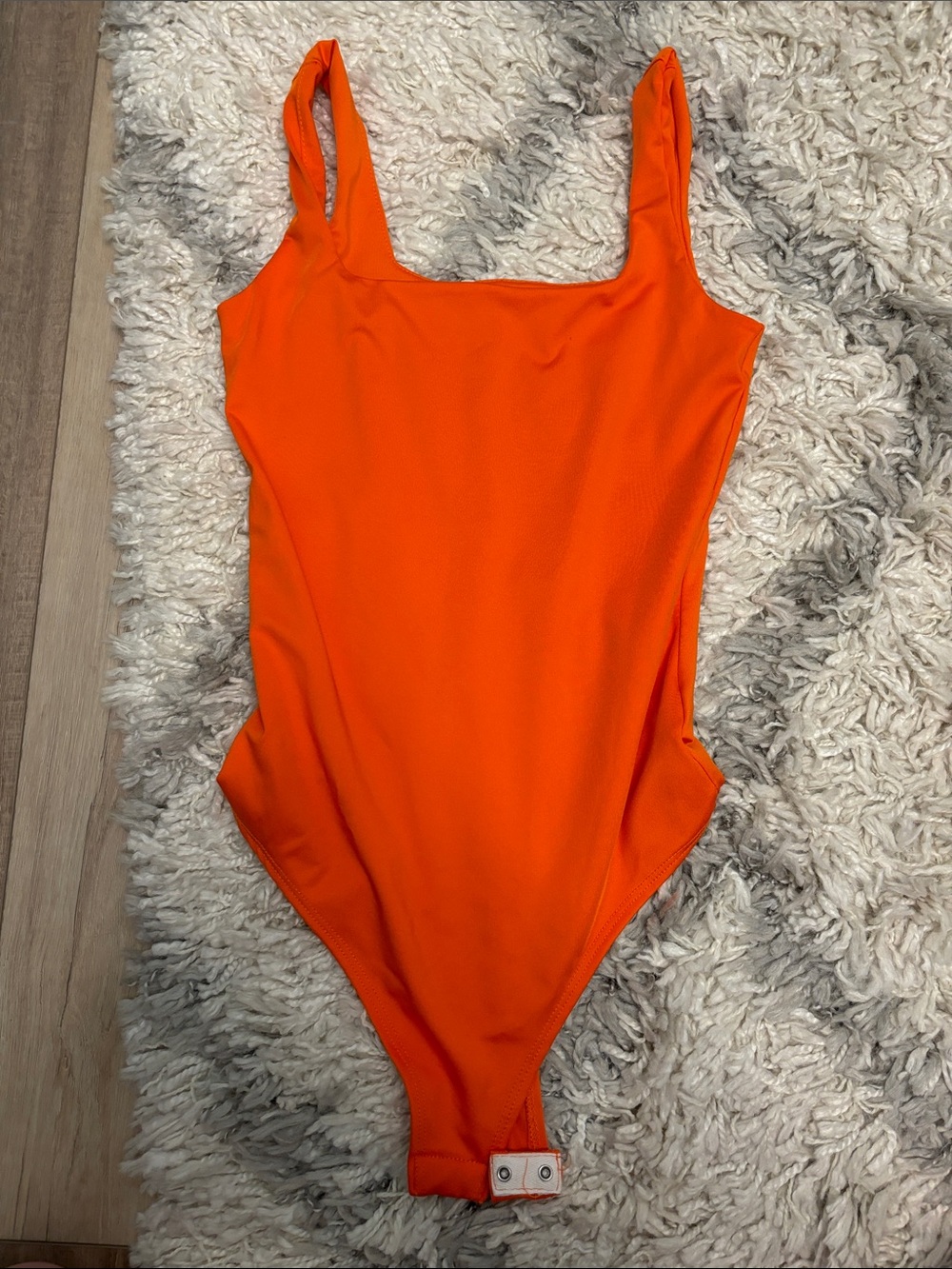 Kids Orange One-Piece Swim Suit